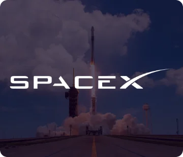 SpaceX portfolio tile
